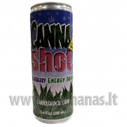 Cannoshot energy drink blueberry 250ml