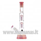 Stiklinė vandens pypkė 'Pink Tower' 40cm