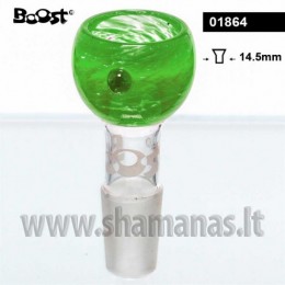 Stiklinė galvutė "Boost" (14.5mm, žalia)