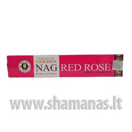 Golden Nag Red Rose natūralūs smilkalai 15 gr