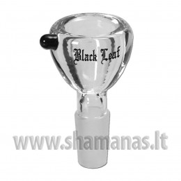 SG14 Glass Bowl 'Black Leaf' ( E61 )
