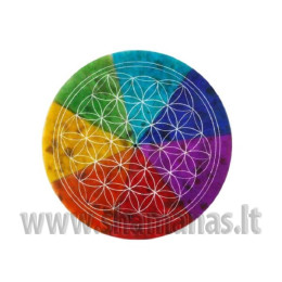 Stone Flower Of Life 7 Chakra smilkalinė