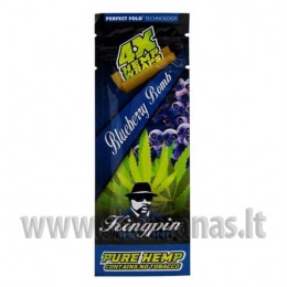 Kingpin Hemp cone blunt "Blueberry" (viduje 4vnt)