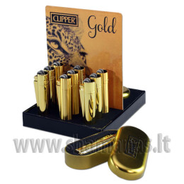 Metalinis Žiebtuvėlis "Clipper Gold"