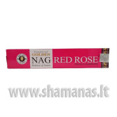 Golden Nag Red Rose natūralūs smilkalai 15 gr