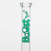 Stiklinė vandens pypkė Boost Green Notes Beaker 44 cm - Image 2